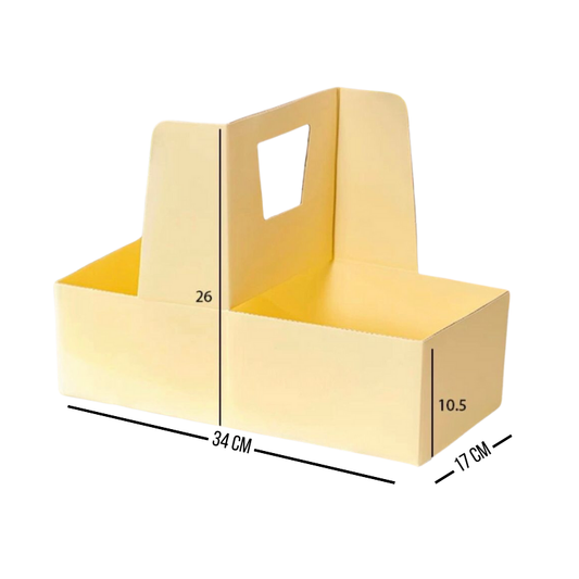 CAJA CANASTA AMARILLA