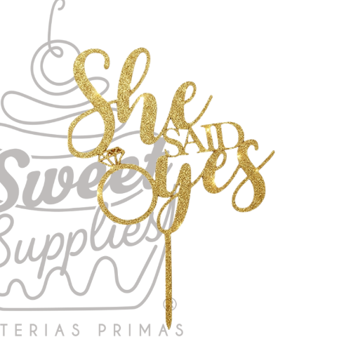 CAKE TOPPER BODA #2 MDF