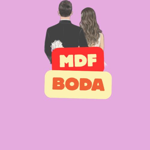 CAKE TOPPER MDF BODA