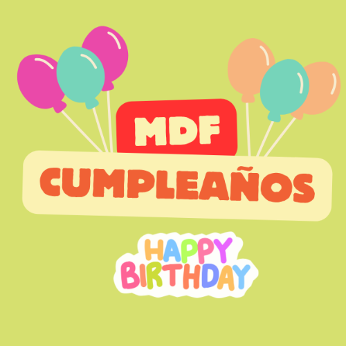 CAKE TOPPER MDF CUMPLEAÑOS