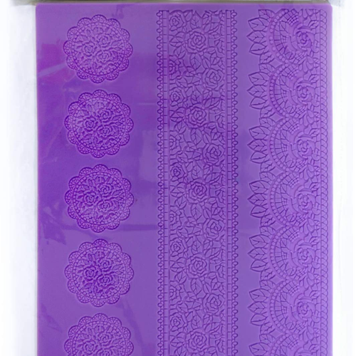 TAPETE DE SILICON ENCAJE 40*30CM JABE