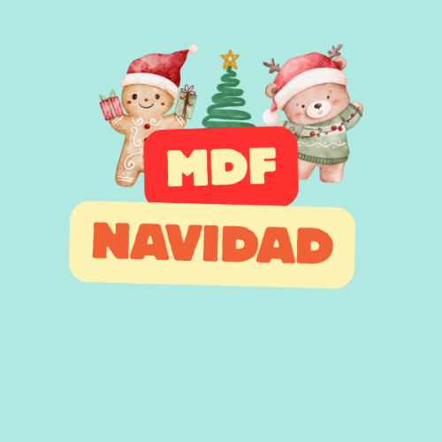 CAKE TOPPER MDF NAVIDAD