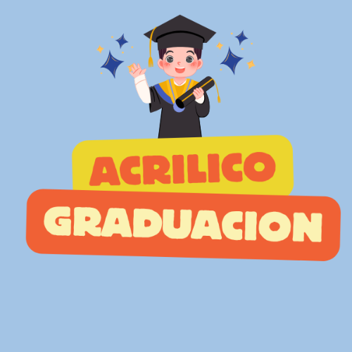 CAKE TOPPER ACRILICO GRADUACION