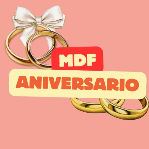 CAKE TOPPER MDF ANIVERSARIO