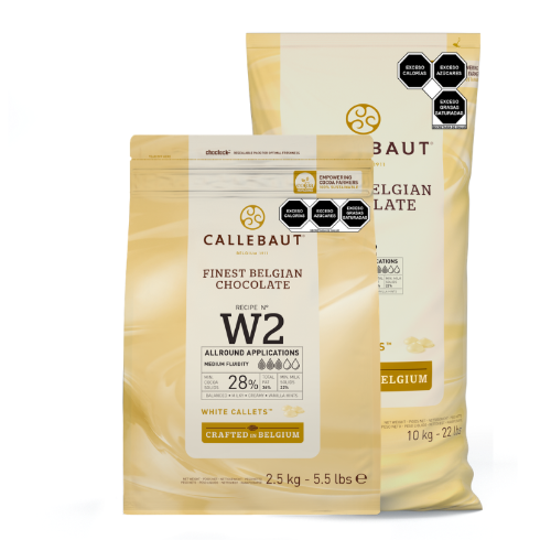 CHOCOLATE BLANCO 28.1% CALLETS BOLSA 2.5 KG