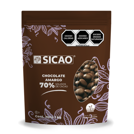 SICAO CHOCOLATE AMARGO 70% CACAO 1 KG