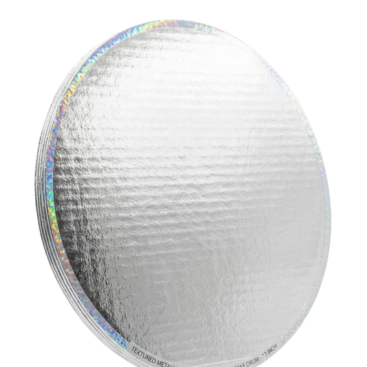 BASE DOBLE LISTON 45CM PLATEADO