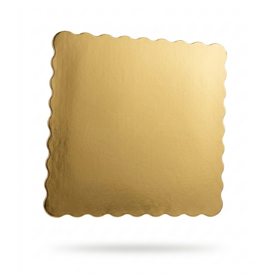 BASE 26X26CM DORADO BLONDEADA