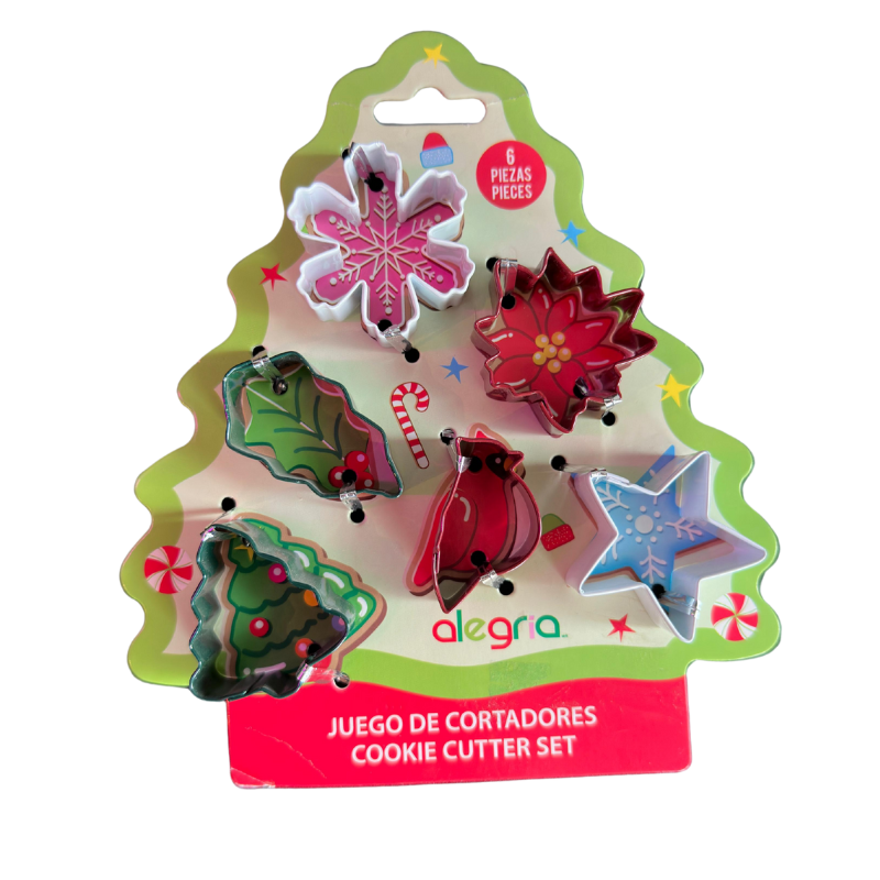 SET DE CORTADORES NAVIDEÑOS 6pz
