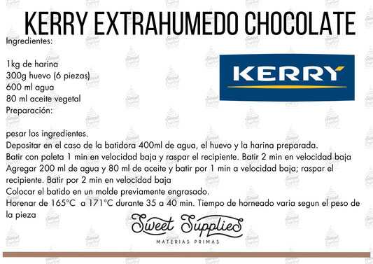 RECETA KERRY EXTRAHUMEDO CHOCOLATE